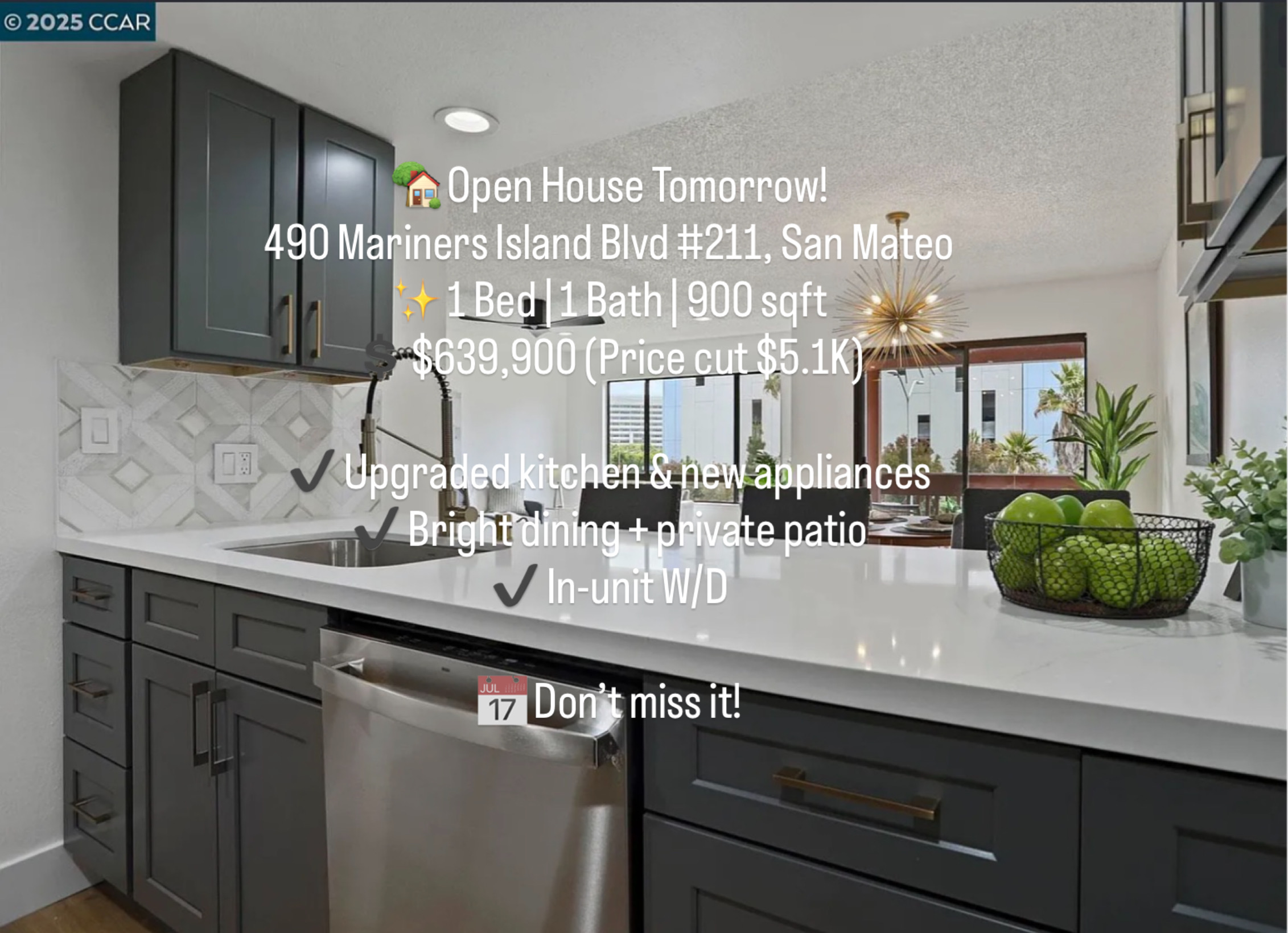 Open house tomorrow